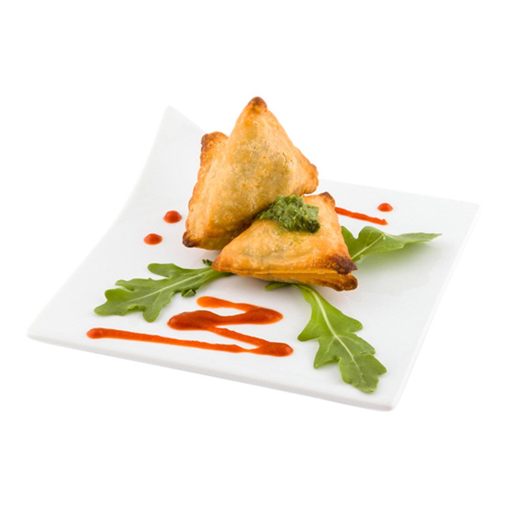 10-Pack 6x6 Inch Square Mini Appetizer Plates - Freezable, Microwave & Dishwasher Safe White Porcelain Small Plates for Appetizers, Desserts, Tapas & Party Serving - Oven-Ready Restaurantware for Catering & Home Entertaining