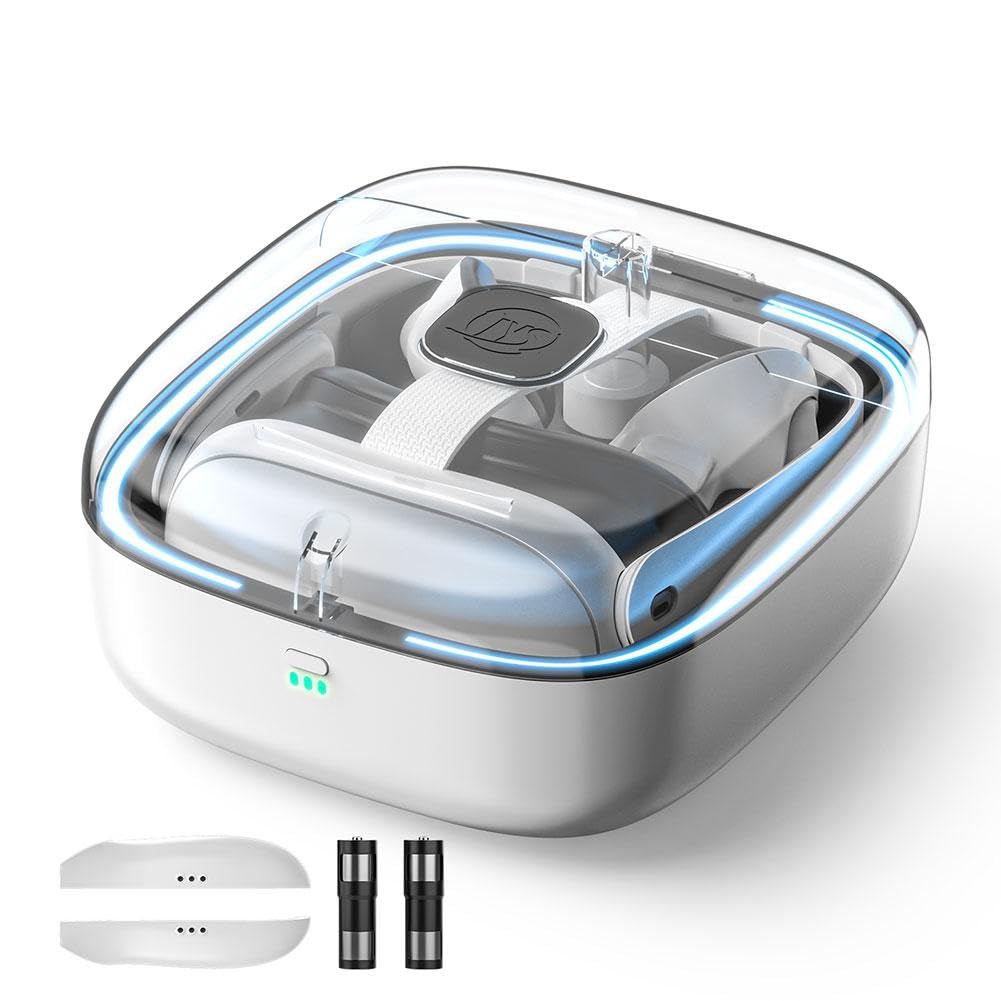 Meta Quest 3 Charging Dock with RGB Light - Fast Charging Station for VR Headset & Controllers | Portable Charger Base & Organizer | Perfect for Gaming, VR Entertainment & Home Display