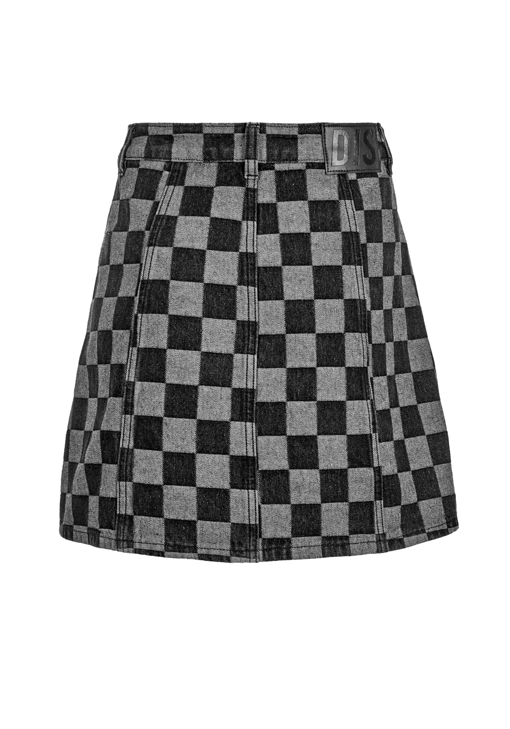 KERB A-Line Denim Mini Skirt for Women - High Waisted Stretch Jeans Skirt - Trendy Fashion Outfit for Casual Wear, Party & Date Night