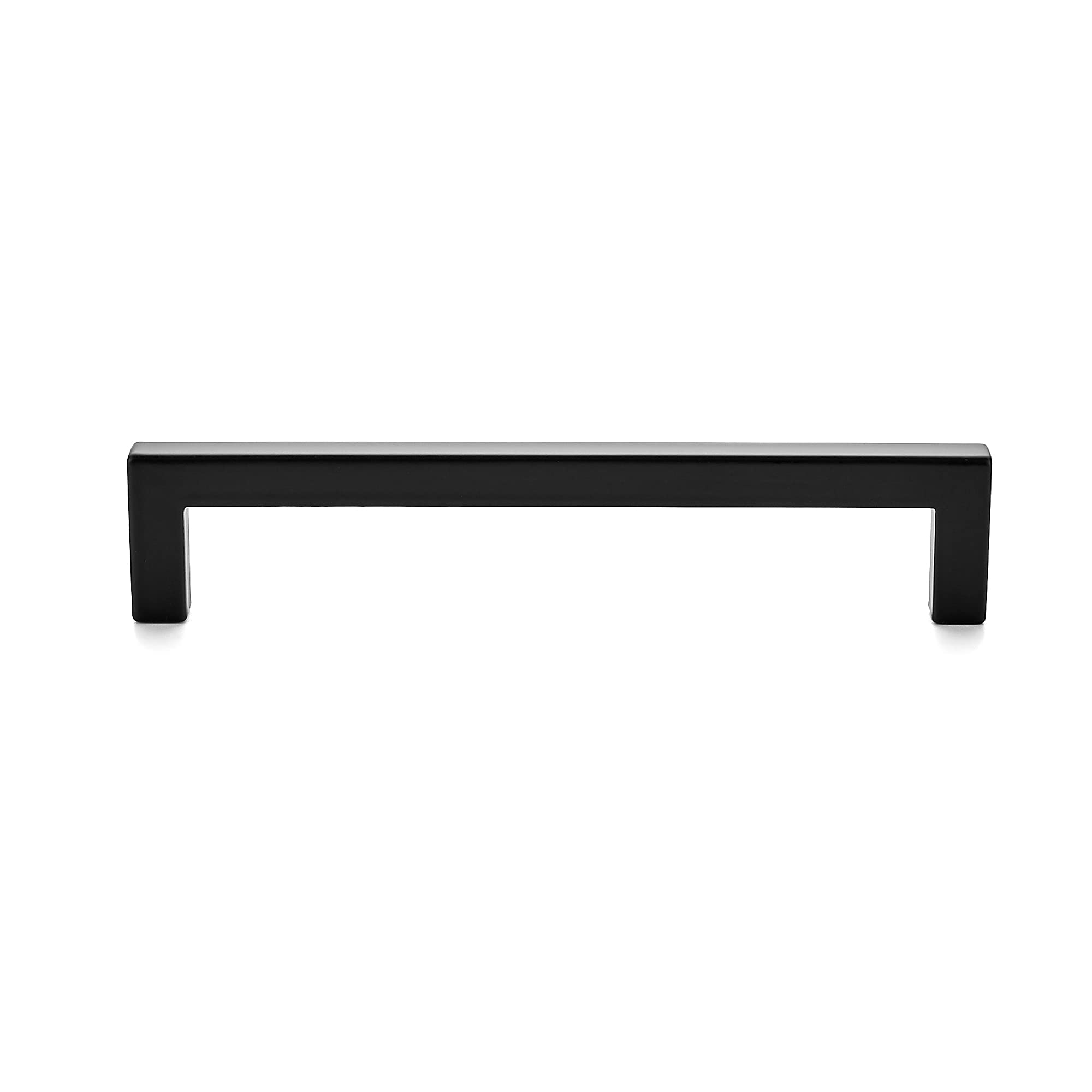 15 Pack Matte Black Slim Square Bar Drawer Handles - Kitchen Cabinet Hardware for Modern Homes