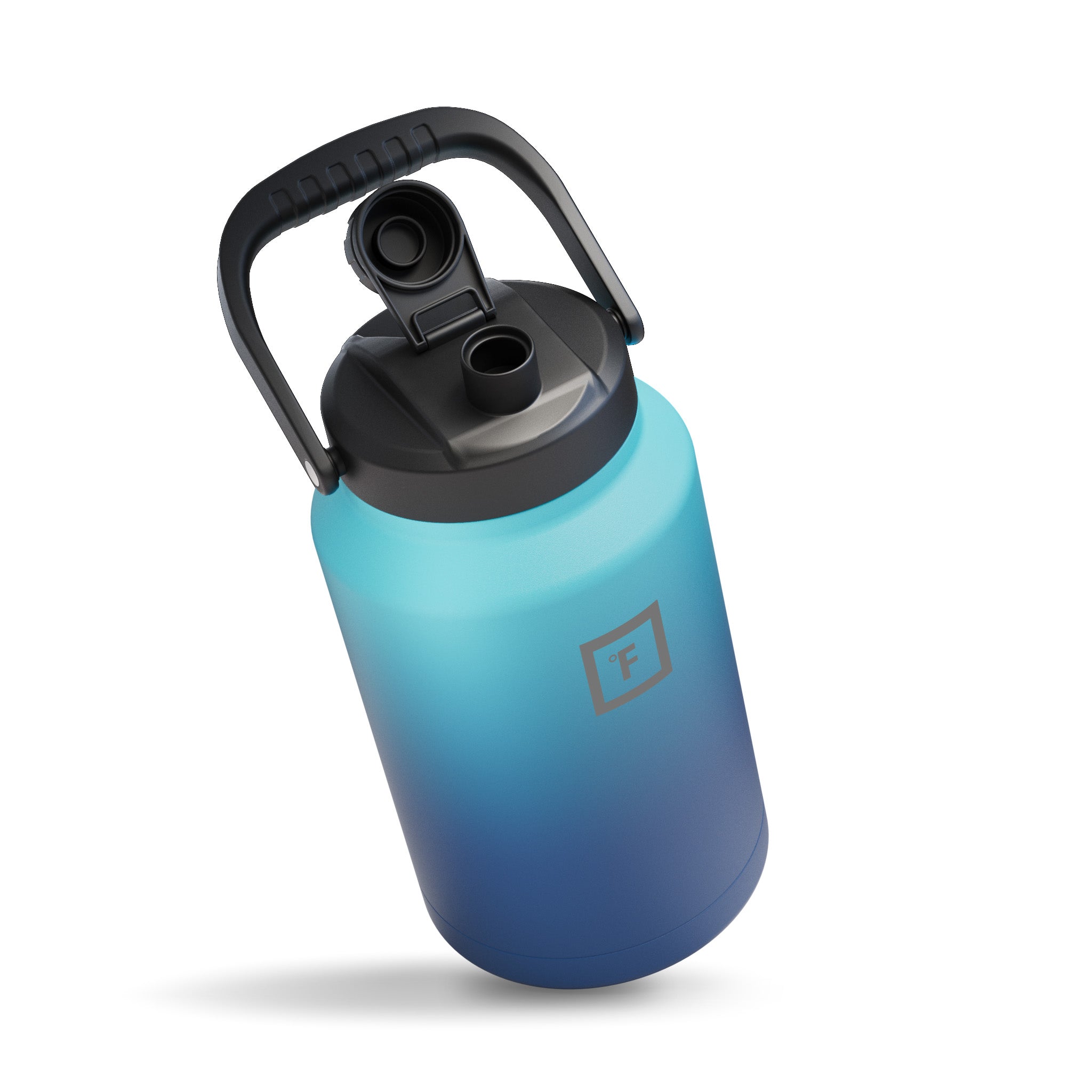 1 Gallon BPA-Free Water Bottle with Spout Lid - Large Capacity Leakproof Jug for Gym, Hiking, Camping & Outdoor Activities