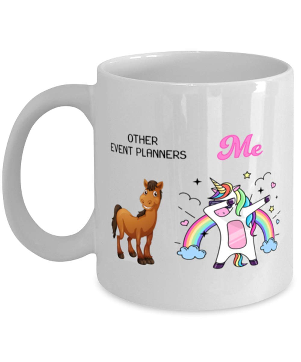 Funny Event Planner Mug - 11OZ Unicorn Themed Coffee Cup for Office, Birthday & Wedding Planners - Perfect Gift for Event Organizers & Party Coordinators
