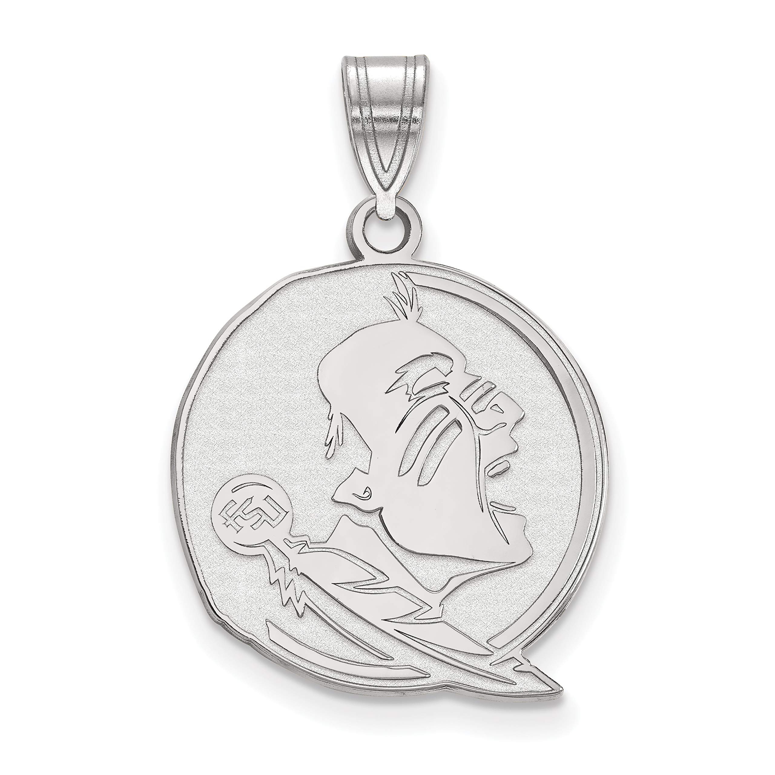 Florida State University Seminoles Sterling Silver Mascot Pendant - Perfect for Game Day, Graduation Gifts & School Spirit Jewelry