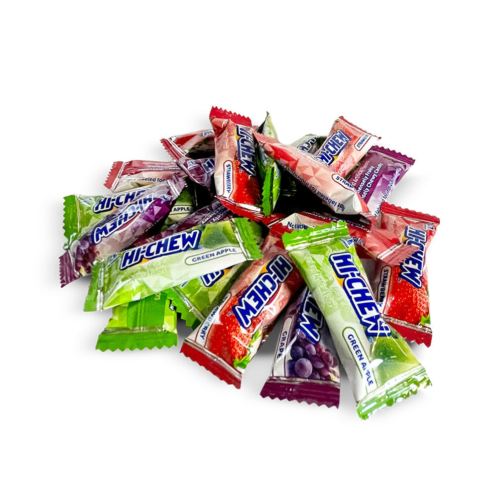 Hi Chew Original Mixed Fruit Flavored Chewy Candy | 3.5oz Resealable Bag (100g) - Perfect for Snacking, Lunch Boxes & On-the-Go Treats