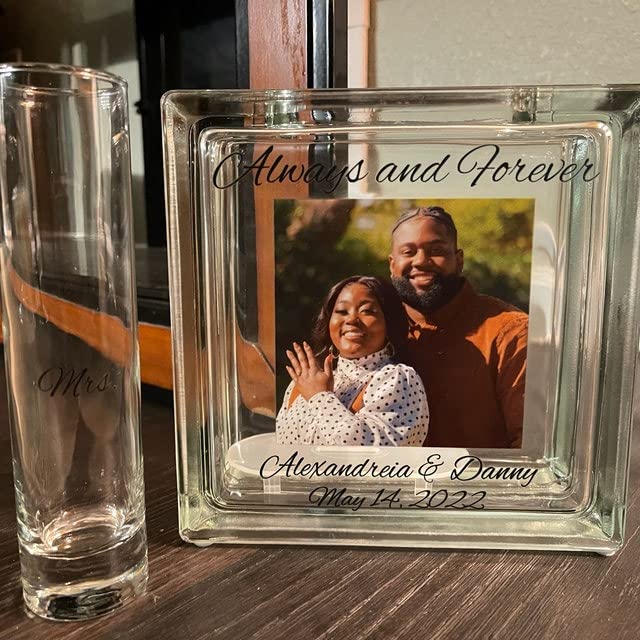 Personalized Unity Sand Ceremony Kit for Weddings - Glass Set with Lid, Sand & Ink Printed Design | Blended Family Wedding Ceremony, Unity Candle Alternative (Design 3) | Perfect for Wedding Vows, Anniversary Celebrations & Family Bonding Moments