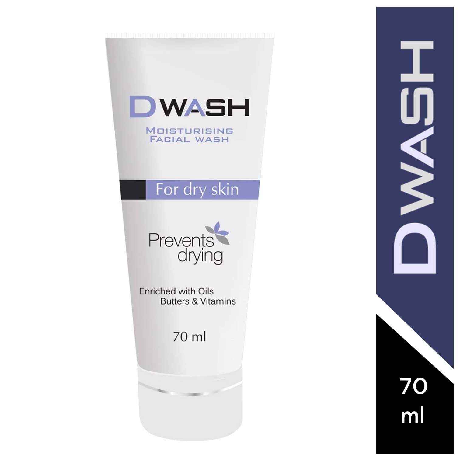 Dwash Moisturising Facial Wash - Hydrating & Gentle Cleanser for All Skin Types (Pack of 3) | Daily Skincare Routine, Travel-Friendly, Gift Idea