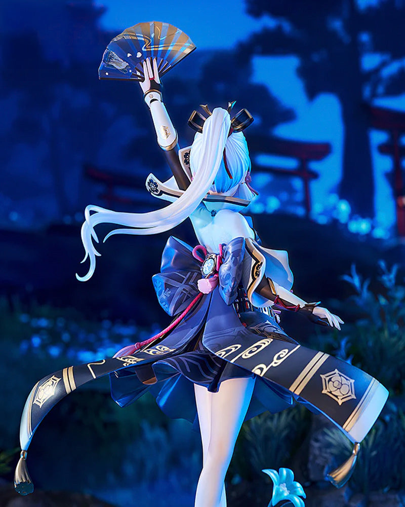 Genshin Impact Kamisato Ayaka Flawless Radiance 1/7 Scale Anime Figure - Premium Collectible for Display & Gaming Room Decor
