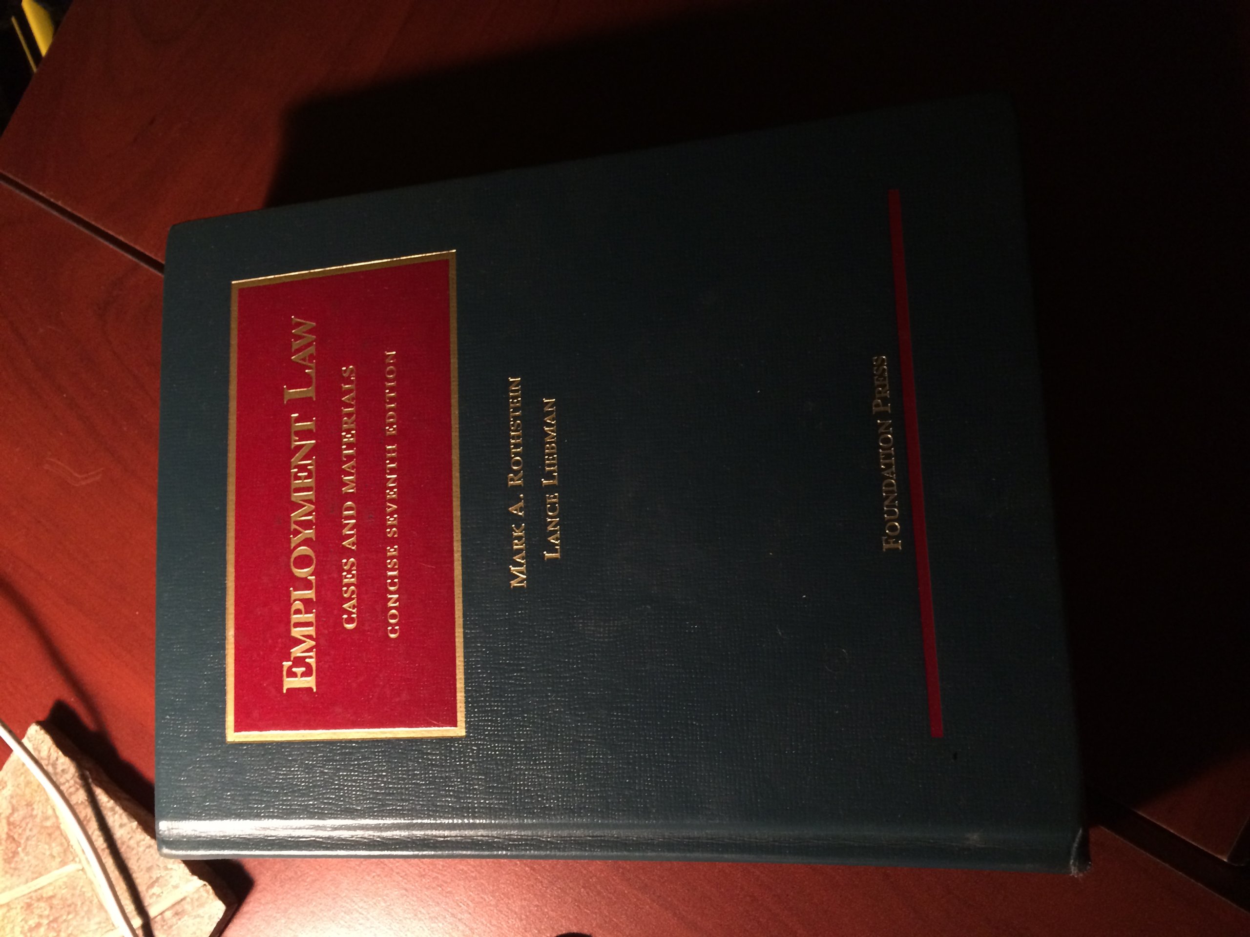 Employment Law: Cases and Materials (University Casebook Series) - Essential Textbook for Law Students & Legal Professionals | Study Guide for Labor Law Courses & Bar Exam Prep