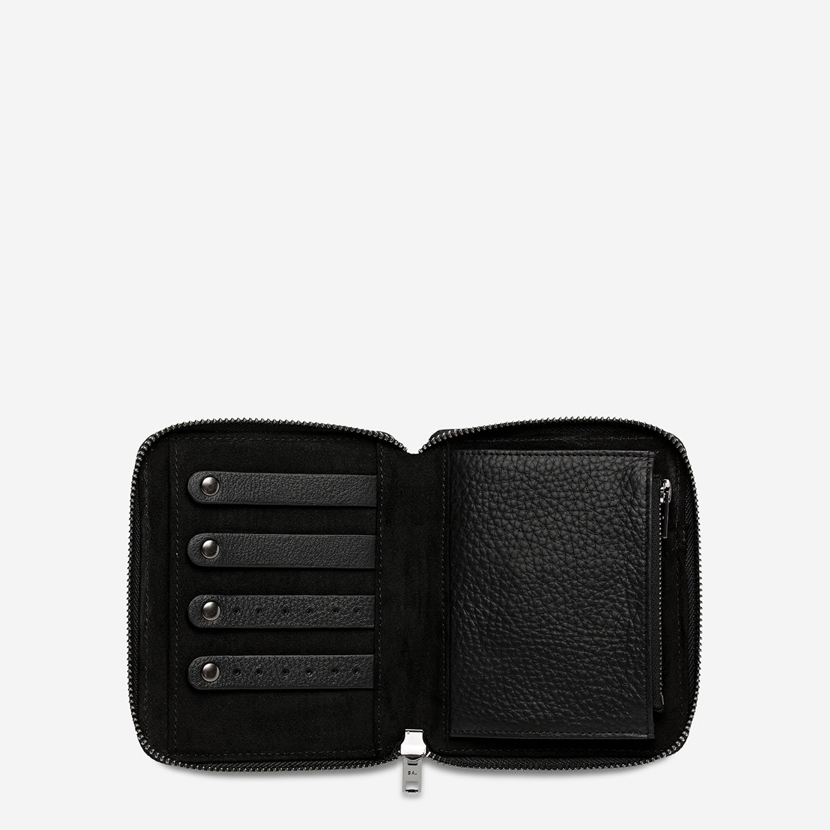 Change Always Comes Jewelry Case - Black | Elegant Jewelry Organizer for Travel & Home Storage | Perfect for Necklaces, Rings & Earrings