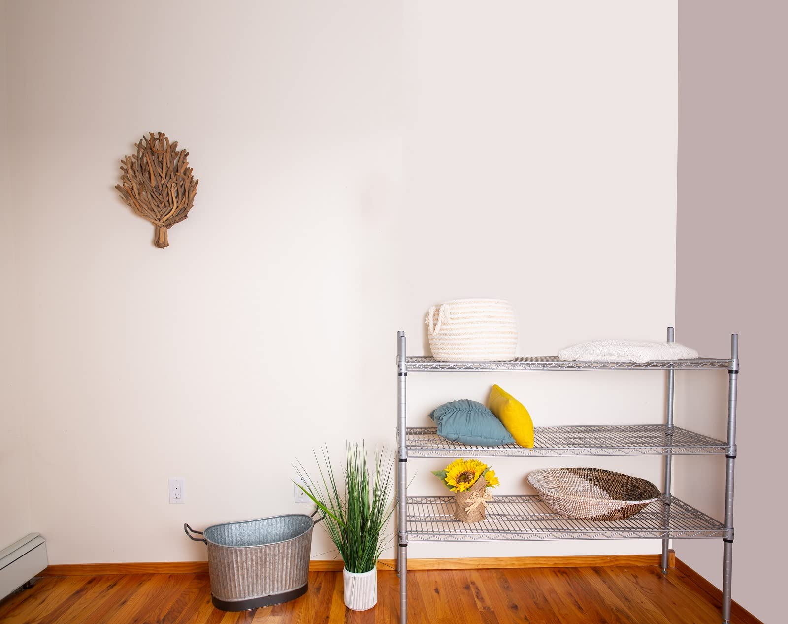 3-Tier Gray Starter Shelving Unit 24x66x80