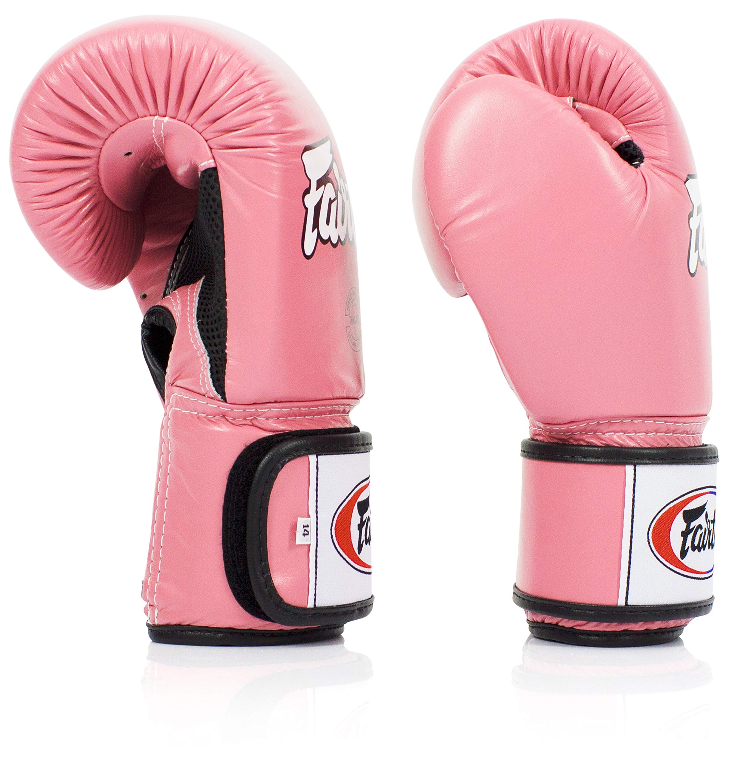 Fairtex BGV1BR Muay Thai Boxing Gloves - Breathable Training Gloves for Men, Women & Kids | Premium Lightweight MMA, Kickboxing & Gym Workout Gloves with Shock Absorption | Ideal for Sparring, Bag Work & Fitness Training