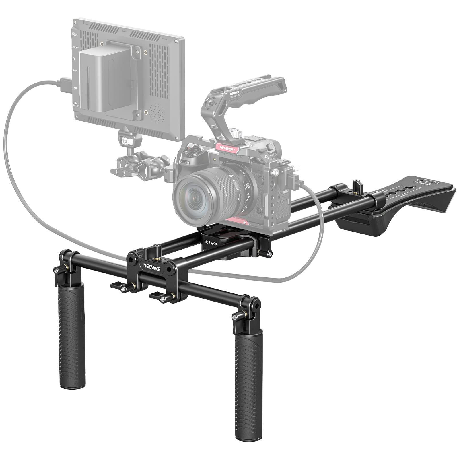 NEEWER Universal Shoulder Rig Kit with 16