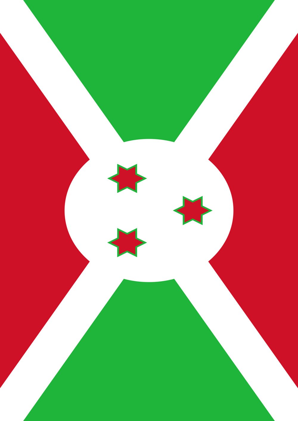 Toland Home Garden 1010593 Burundi Garden Flag & House Flag - Decorative Outdoor Banner for Patio, Yard, and Front Porch Decor