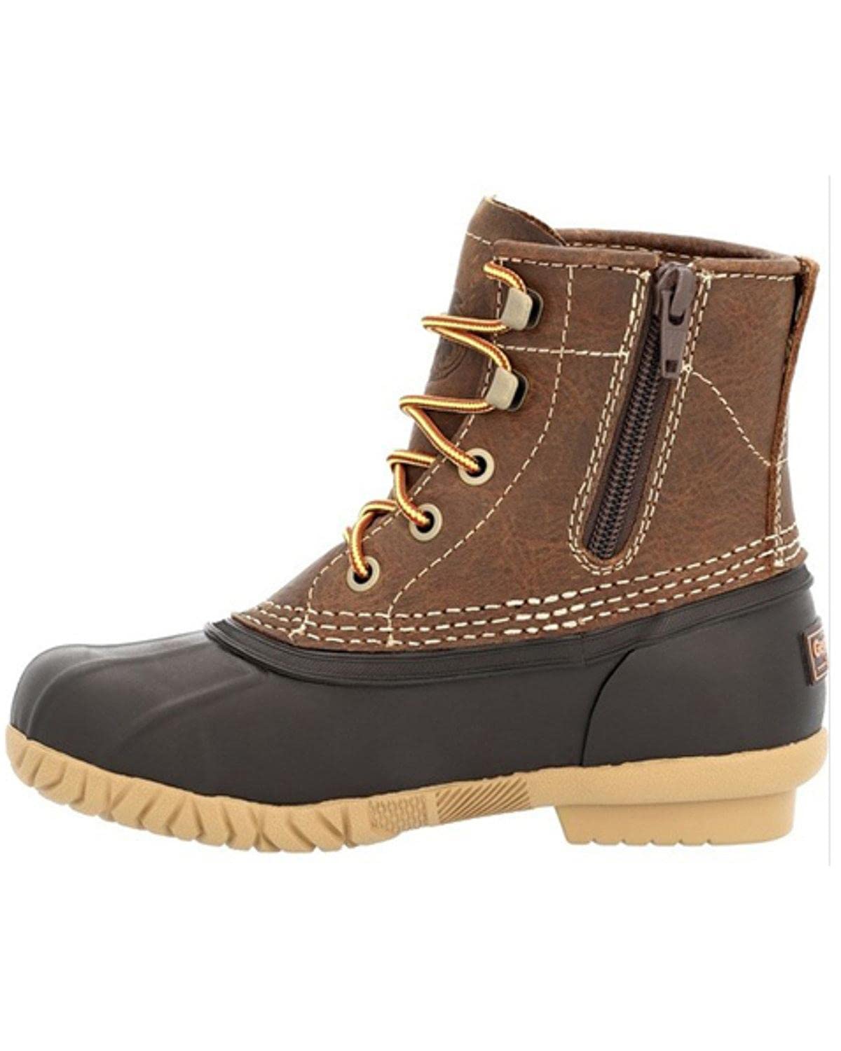 Georgia Boot Marshland Big Kids' Duck Boot - Waterproof Winter Snow Boots for Boys & Girls - Perfect for Outdoor Play, Hiking, and Rainy Day Adventures