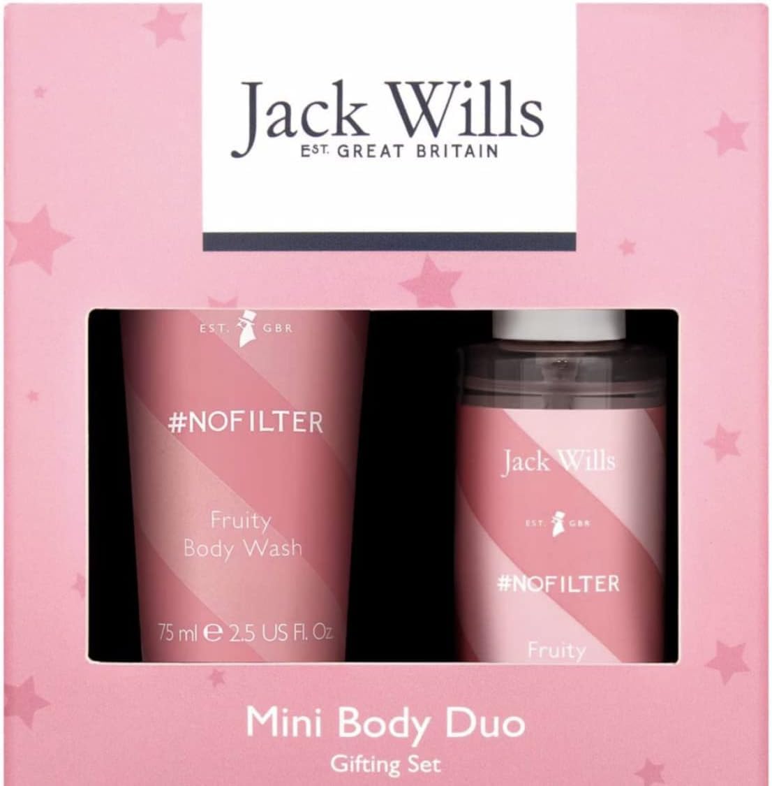 Jack Wills Body Spray for Women & Men - Long Lasting Fragrance, Fresh & Light Scent - Perfect for Daily Use, Gym, Work & Travel