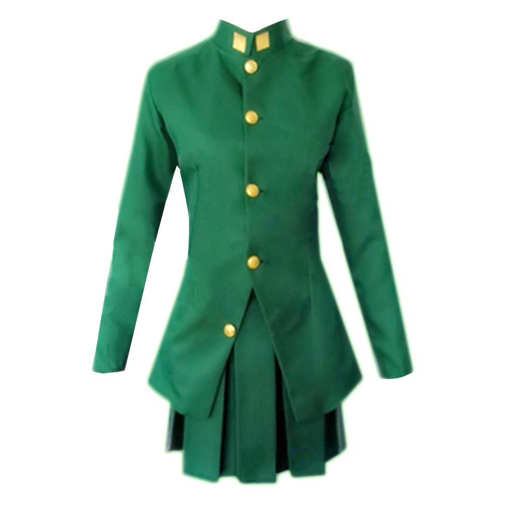 Anime Kakyoin Noriaki Cosplay Costume - Green Uniform Dress for Women | JoJo's Bizarre Adventure Cosplay Outfit for Conventions & Halloween