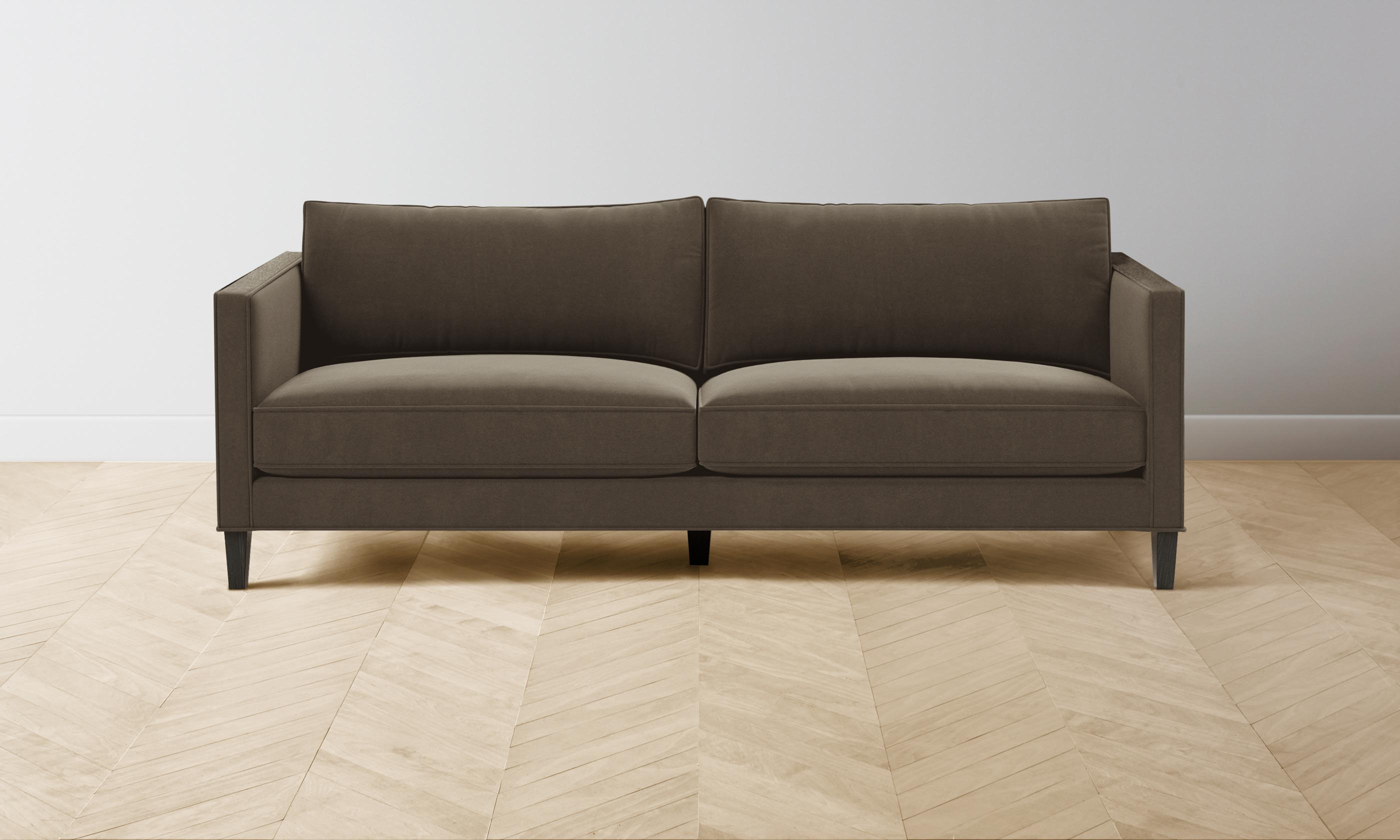 Premium Crosby Sofa - Luxurious Mohair Mink Fabric Upholstery for Living Room & Lounge Comfort | Modern Home Decor Centerpiece