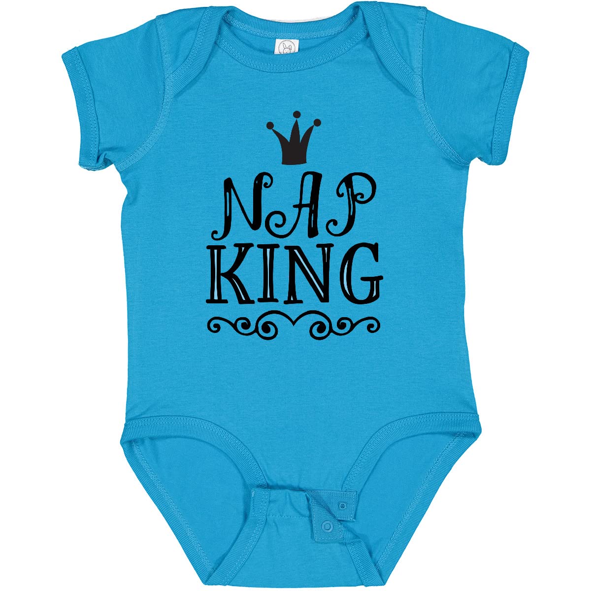Inktastic Nap King Baby Boy Bodysuit - Soft Cotton Onesie for Newborns & Infants - Perfect for Playtime, Naptime & Photo Shoots