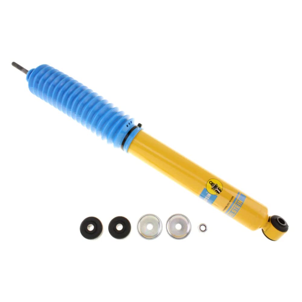 Bilstein 24-141727 Front Shock Absorber for Jeep Wrangler JK 2007-2018 - Heavy Duty Off-Road Suspension Upgrade - Yellow - Perfect for Rock Crawling & Trail Riding