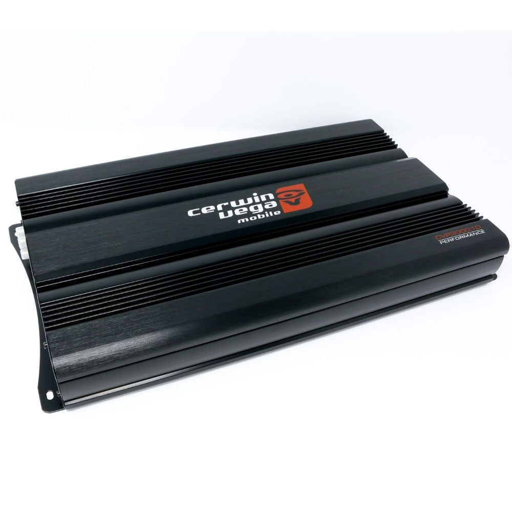 Cerwin Vega CVP3000.1D 3000W Mono Car Amplifier - 1 Channel CVP Series High Power Audio Amp for Car Audio Systems, Subwoofers & Bass Boost - Perfect for Car Enthusiasts & Sound Competitions