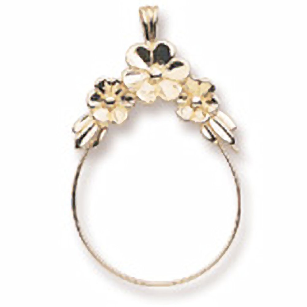 Flower Charm Holder - Elegant Charms for DIY Bracelets & Necklaces - Perfect for Jewelry Making, Gifts, and Fashion Accessories