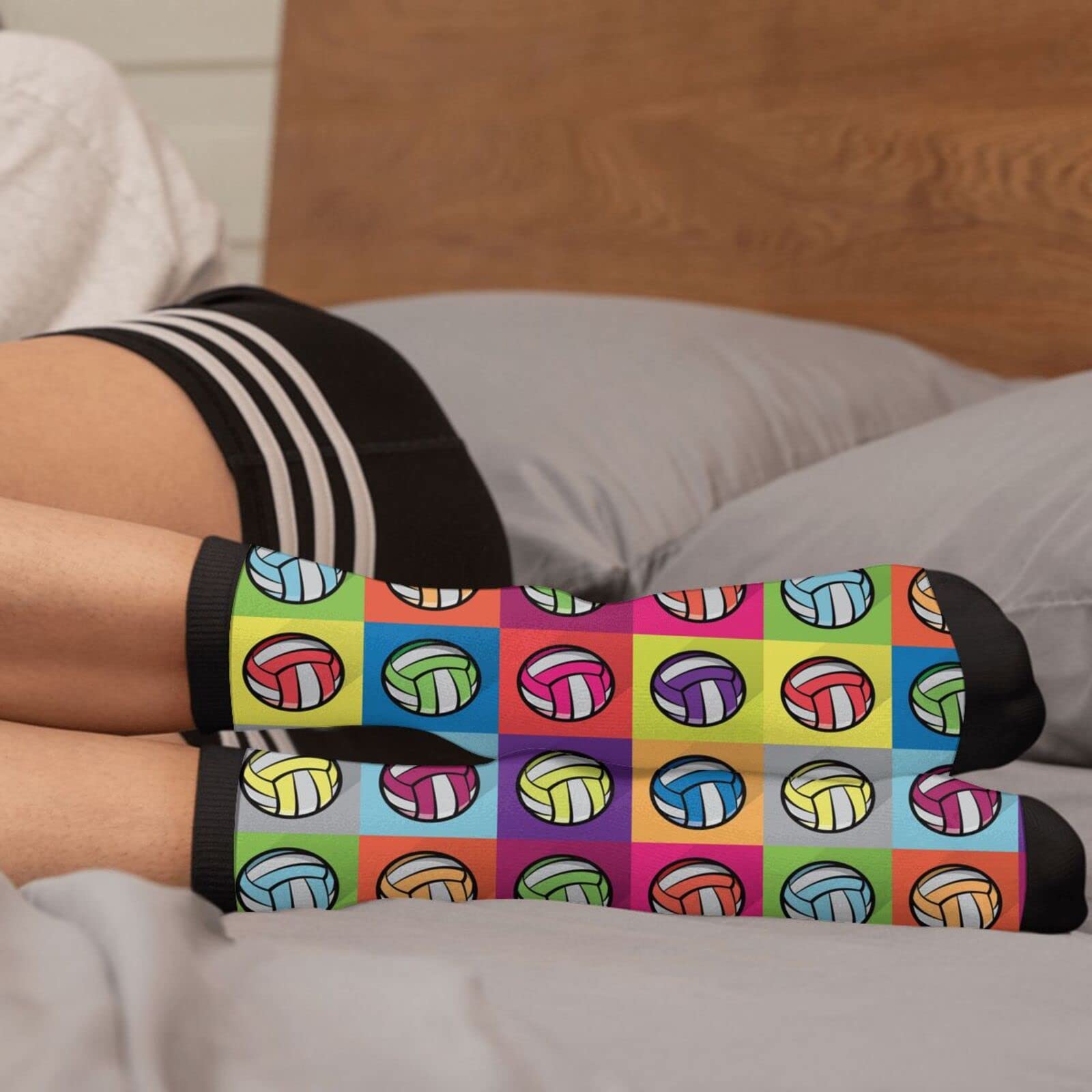 YISHOW Fun Novelty Crew Socks for Men & Women - Crazy Cool Socks for Everyday Wear, Gifts & Costume Parties