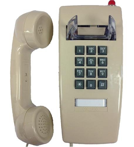 Wall Phone with Message Light - Ash | Corded Landline Telephone for Home & Office | Ideal for Elderly & Hearing Impaired Users
