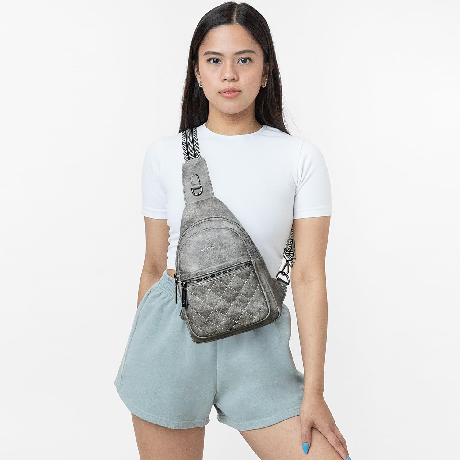 Women's Sling Bag - Faux Leather Crossbody Purse for Travel & Daily Use