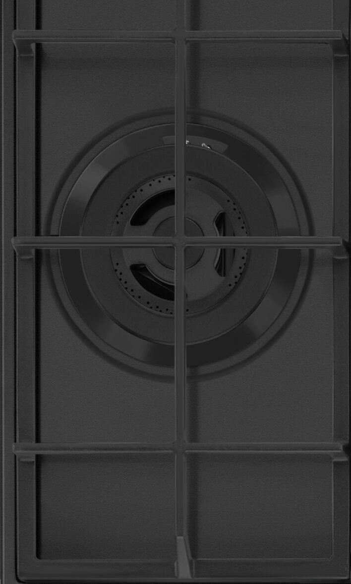 Smeg 60cm Classic Black 3 Gas Burner + Wok Hob Matte Black Stainless Steel PX364LMBAU - Premium Gas Cooktop for Modern Kitchens & Asian Cooking