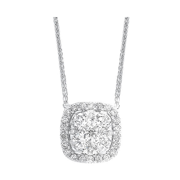 14K White Gold Diamond Necklace (1/3 CTW) - Elegant Jewelry Gift for Women, Perfect for Anniversaries, Weddings & Special Occasions