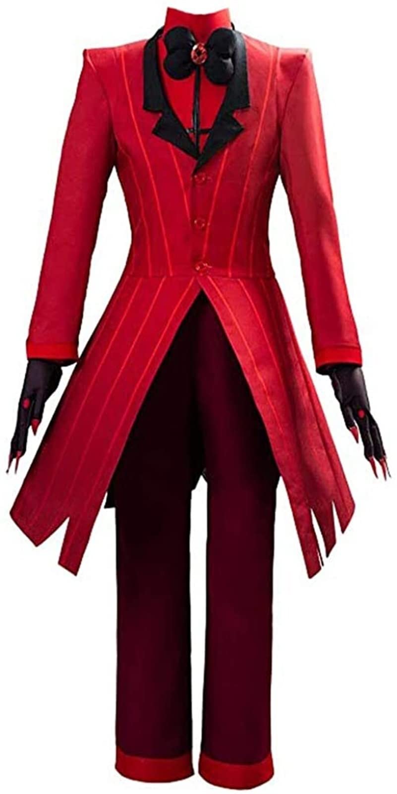 Anime Alastor Cosplay Costume Set - Full Outfit with Jacket & Pants for Halloween, Conventions, and Themed Parties | Perfect for Anime Fans and Cosplay Enthusiasts