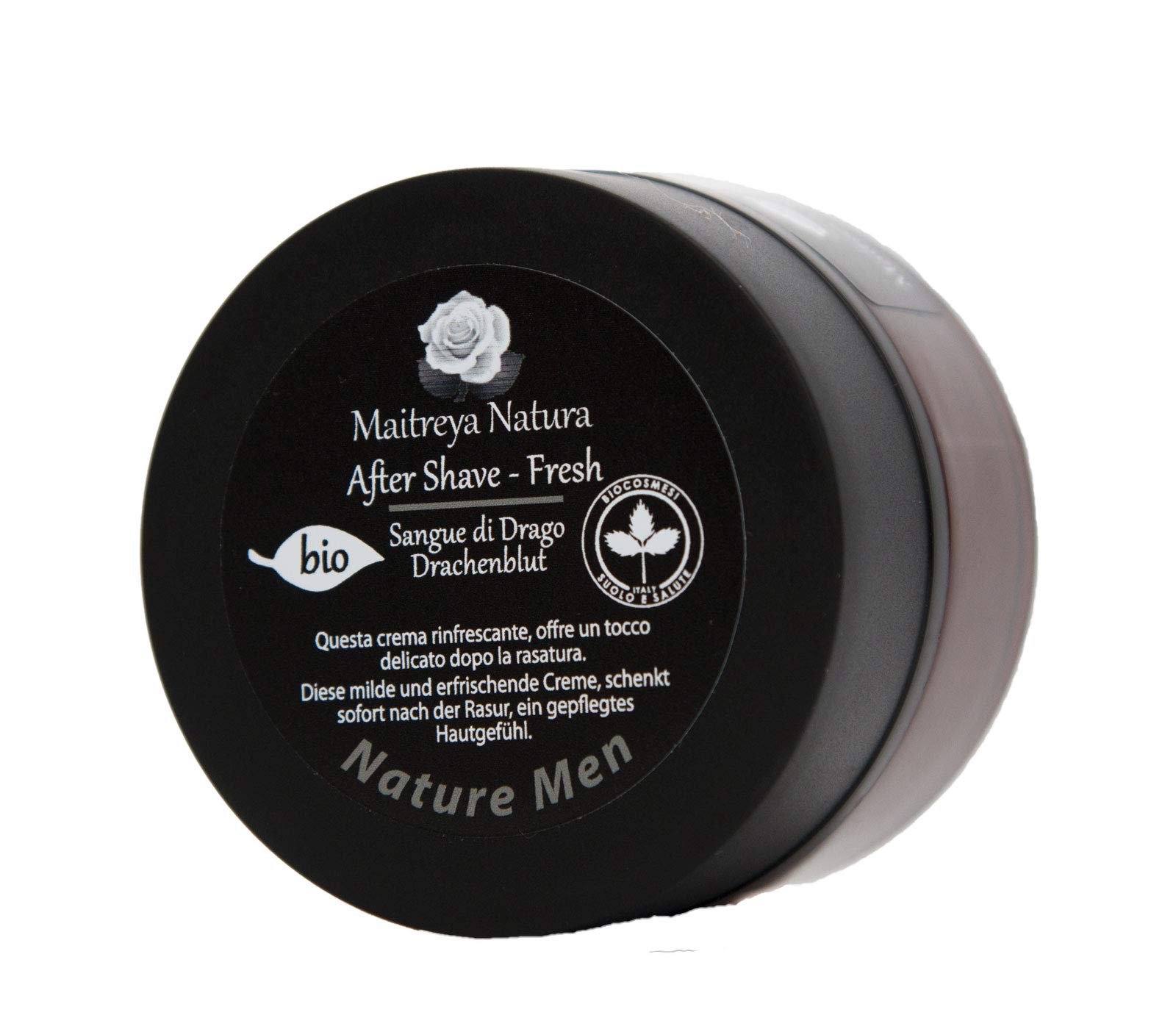 Organic Dragon Blood Aftershave Balm 50ml - Vegan & Cruelty-Free for All Skin Types - Post-Shave Soothing