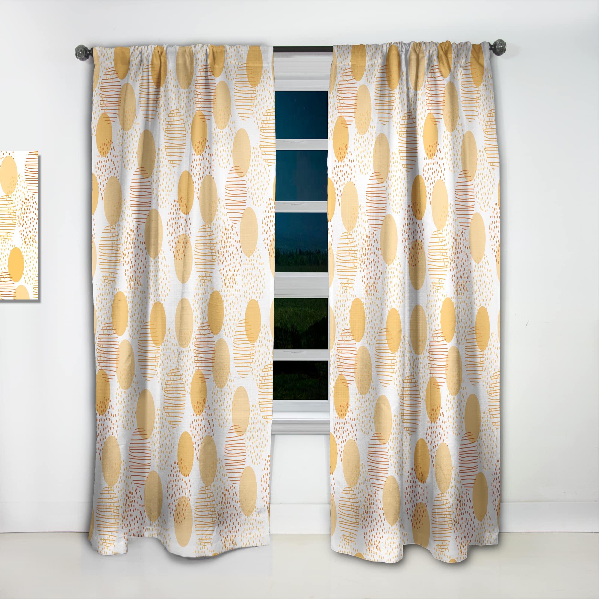 Red Lips Fashion Pattern Thermal Insulated Curtains - Single Panel 52x84 Inches - Blackout Drapes for Bedroom & Living Room - Perfect for Home Decor, Privacy & Light Control