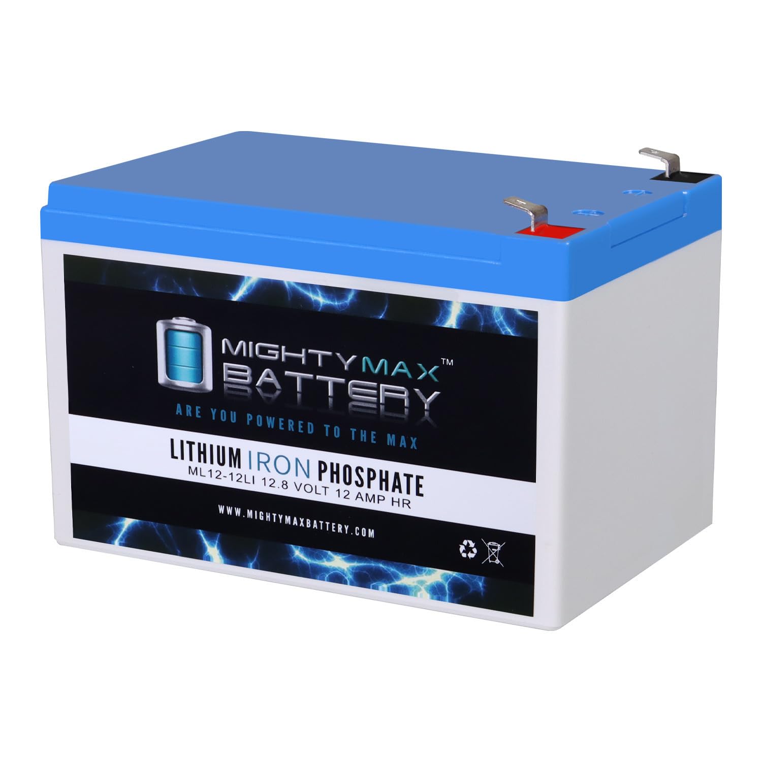 Mighty Max 12V 12Ah Lithium Battery Replacement for Multiquip 180A Portable Welder - Perfect for Construction Sites, Emergency Repairs & Off-Grid Power Solutions