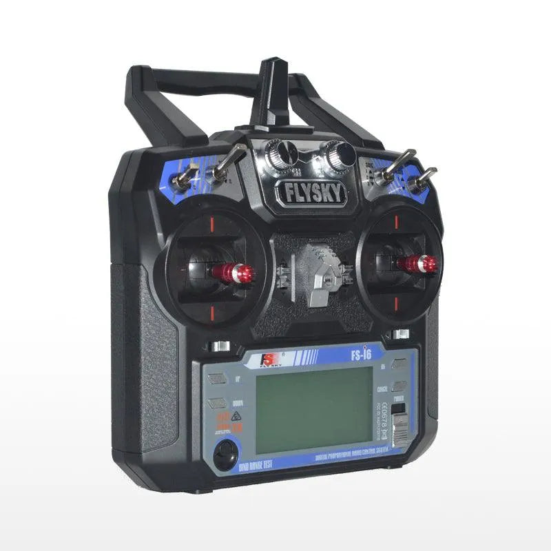 FlySky FS i6 2.4GHz 6CH AFHDS RC Radio Transmitter Without Receiver - Mode 2 for FPV Drones, RC Airplanes, Helicopters & Car Models - Perfect for Hobbyists and Beginners
