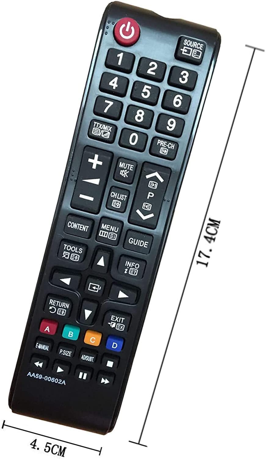 Samsung AA59-00602A Universal Remote Control Replacement - Compatible with Samsung Smart TVs, Blu-ray Players & Home Theater Systems | Easy Setup for Living Room Entertainment