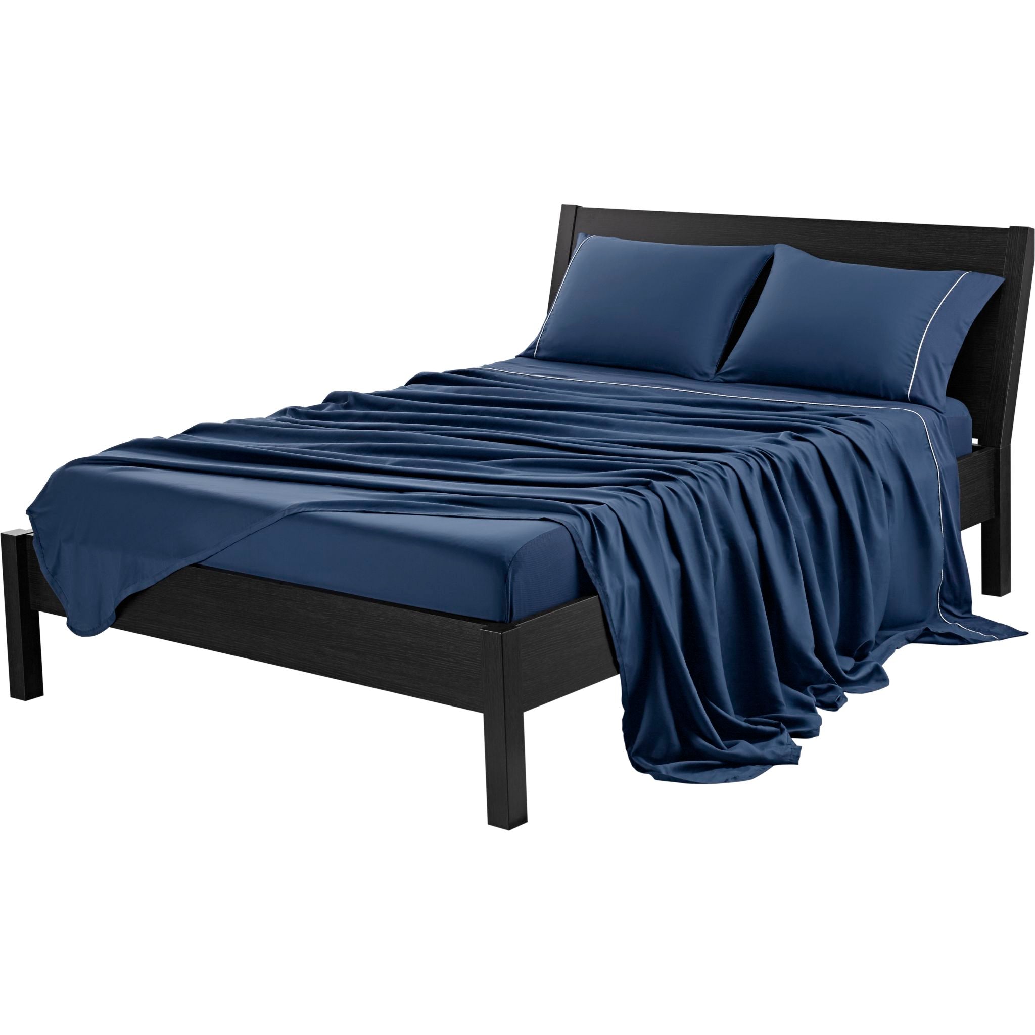 Bedgear Hyper Cotton Sheet Set - Ultra Soft Cooling Bed Sheets, Breathable & Moisture Wicking - Perfect for Hot Sleepers & All-Season Comfort - Queen Size, 4-Piece Set (Fitted Sheet, Flat Sheet, 2 Pillowcases) - Ideal for Luxury Bedding & Better Sleep