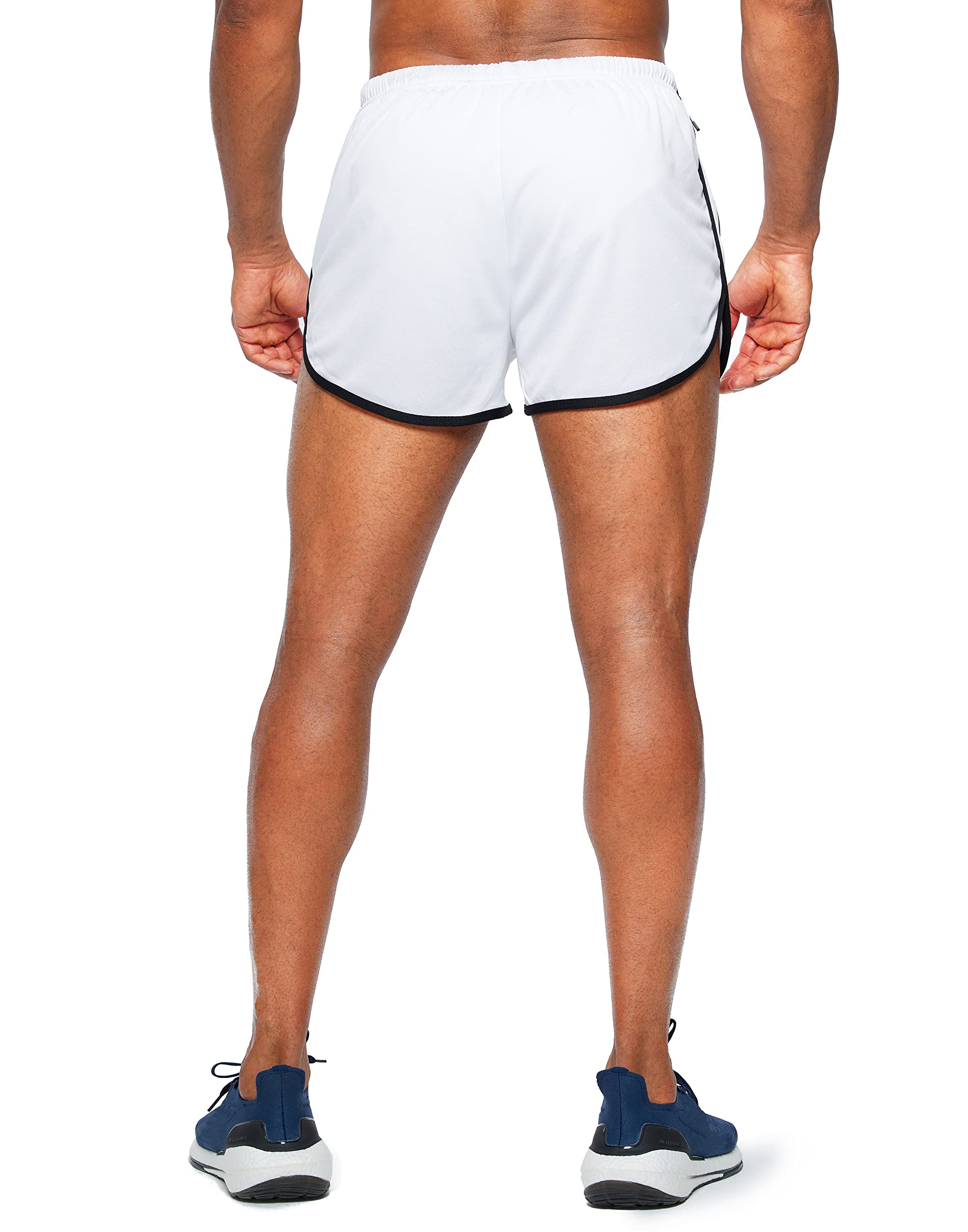 Men's 3 Inch Running Shorts - Quick Dry Gym Athletic Jogging Shorts with Zipper Pockets - Lightweight Workout Shorts for Running, Training & Outdoor Sports