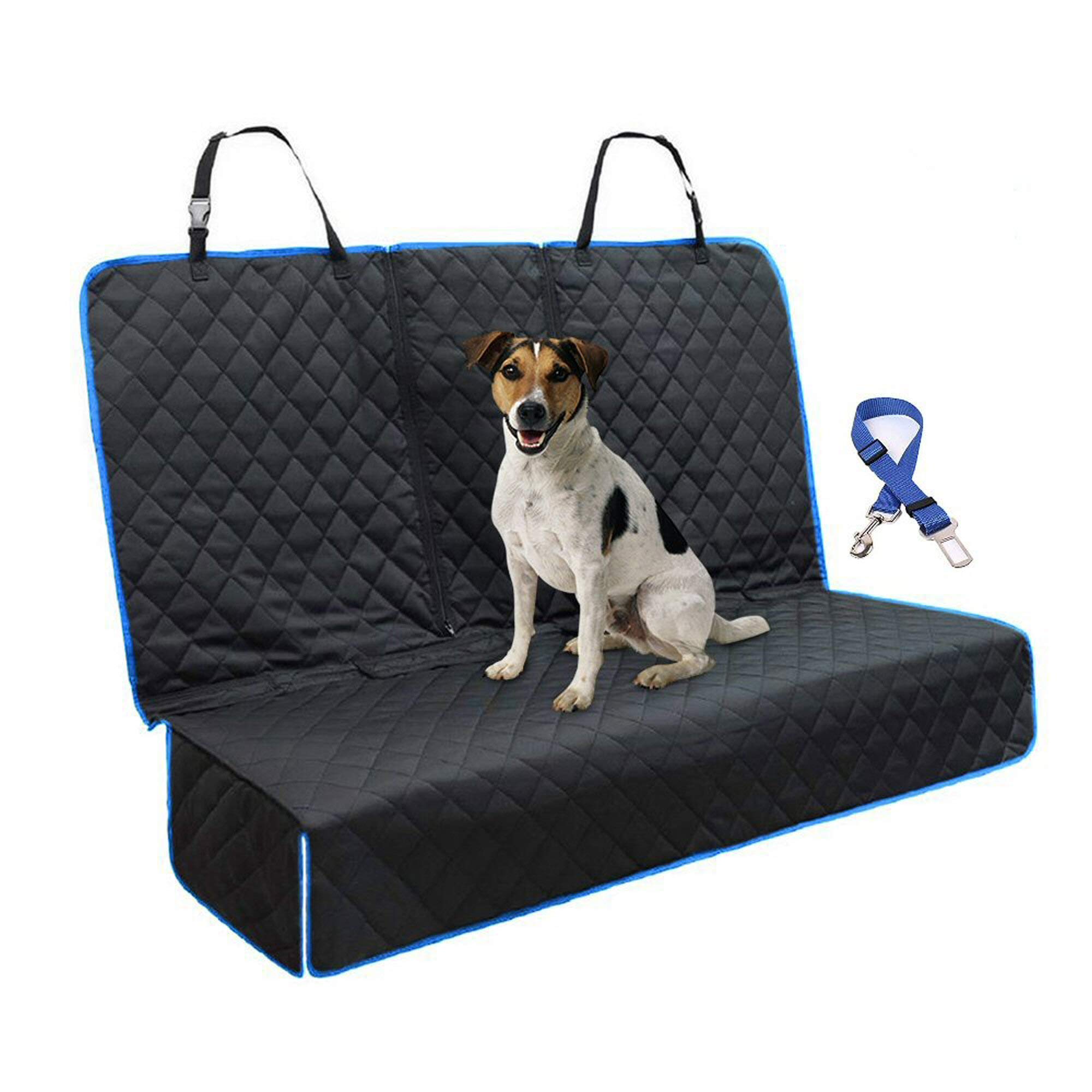 Vivki™ Luxury Dog Car Seat Cover - Heavy Duty Waterproof Pet Seat Protector with Seat Belt & Non-Slip Design for Cars, SUVs, Trucks | Perfect for Road Trips, Daily Commutes & Pet Travel Protection