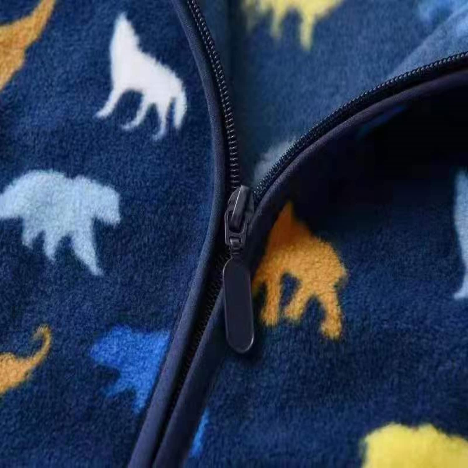 Boys' Fleece Jacket with Full Zipper - Soft Printed Outerwear for Toddlers - Perfect for Playdates, Preschool & Outdoor Adventures