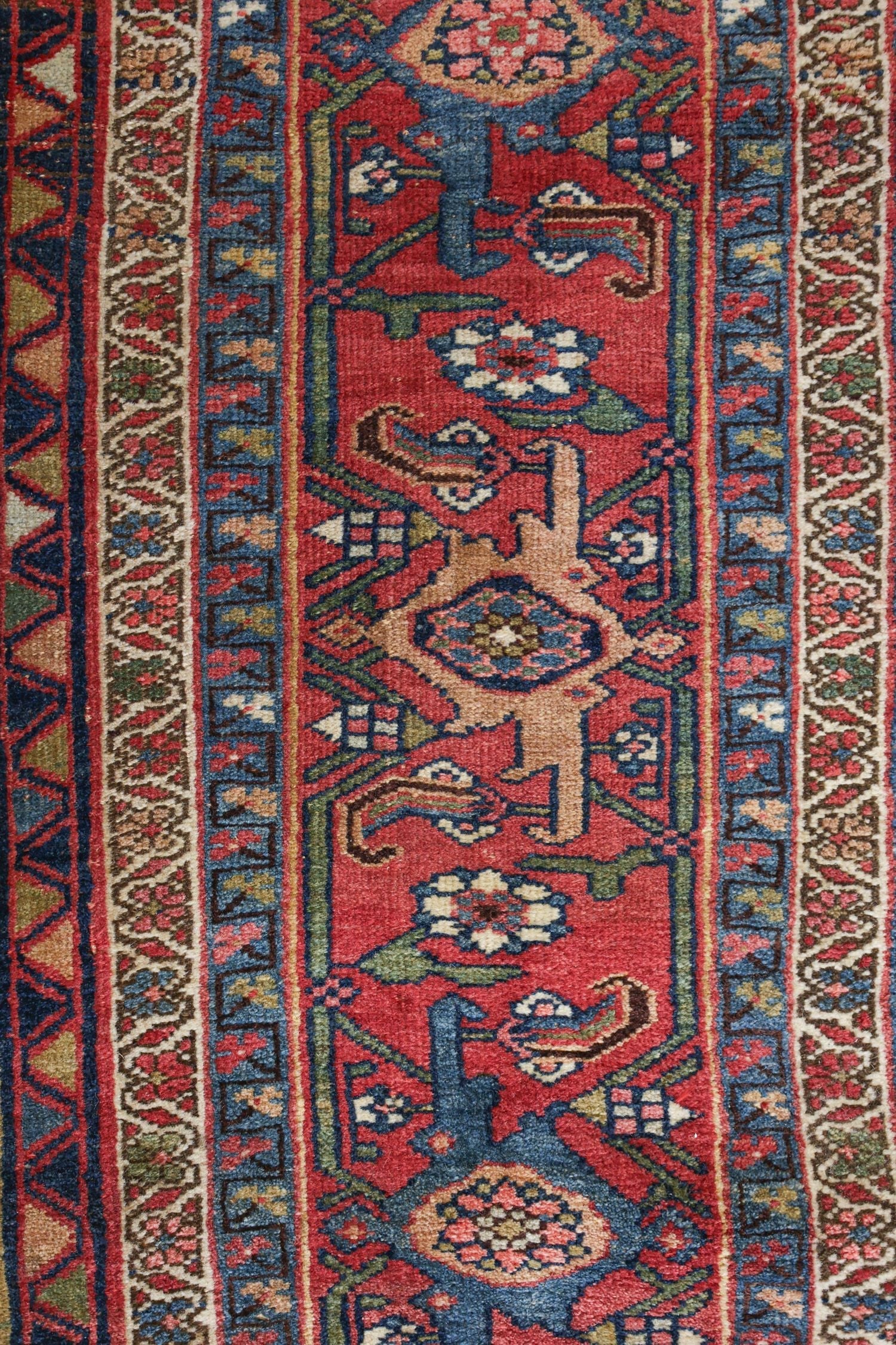 Antique Bijar Handwoven Persian Tribal Rug - Traditional Oriental Carpet for Living Room, Bedroom & Home Decor - JF8737