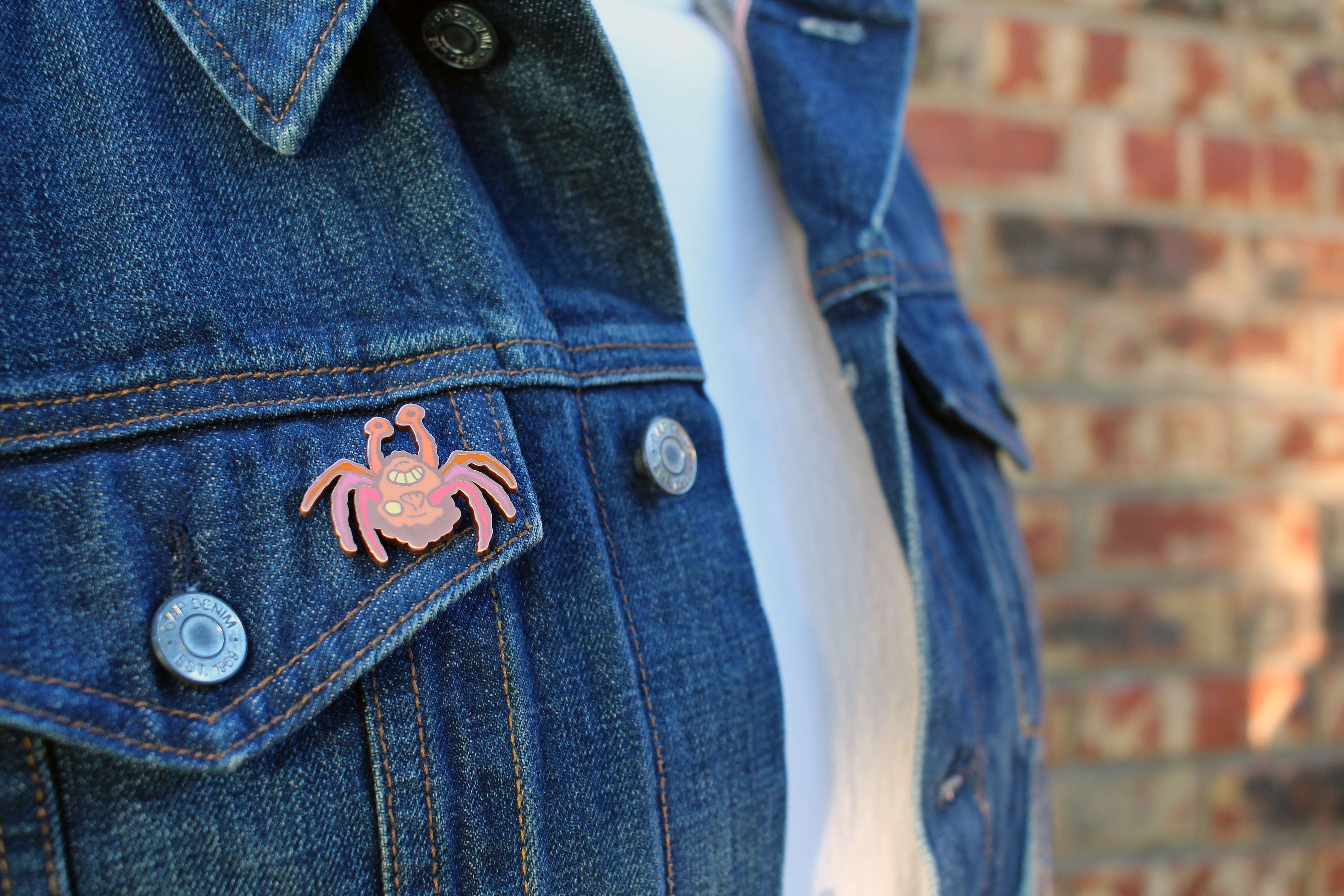 Infected Creature Enamel Pin - Horror Collectible Badge for Jackets, Backpacks & Cosplay | Unique Gift for Horror Fans & Pin Collectors