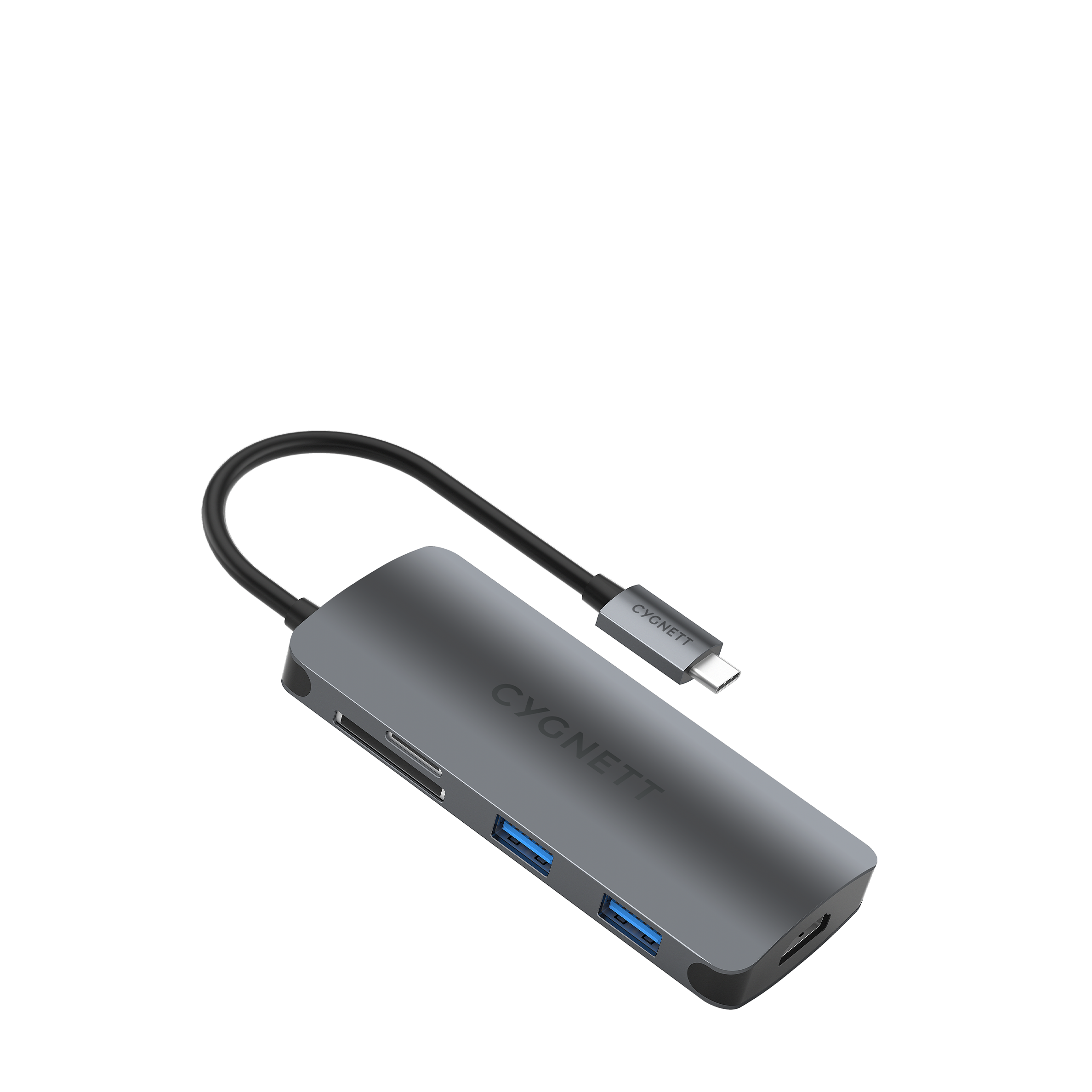 6-in-1 USB C Hub with HDMI Port - Multi-Port Adapter for MacBook, iPad, Laptop - Perfect for Work, Travel & Home Office Connectivity