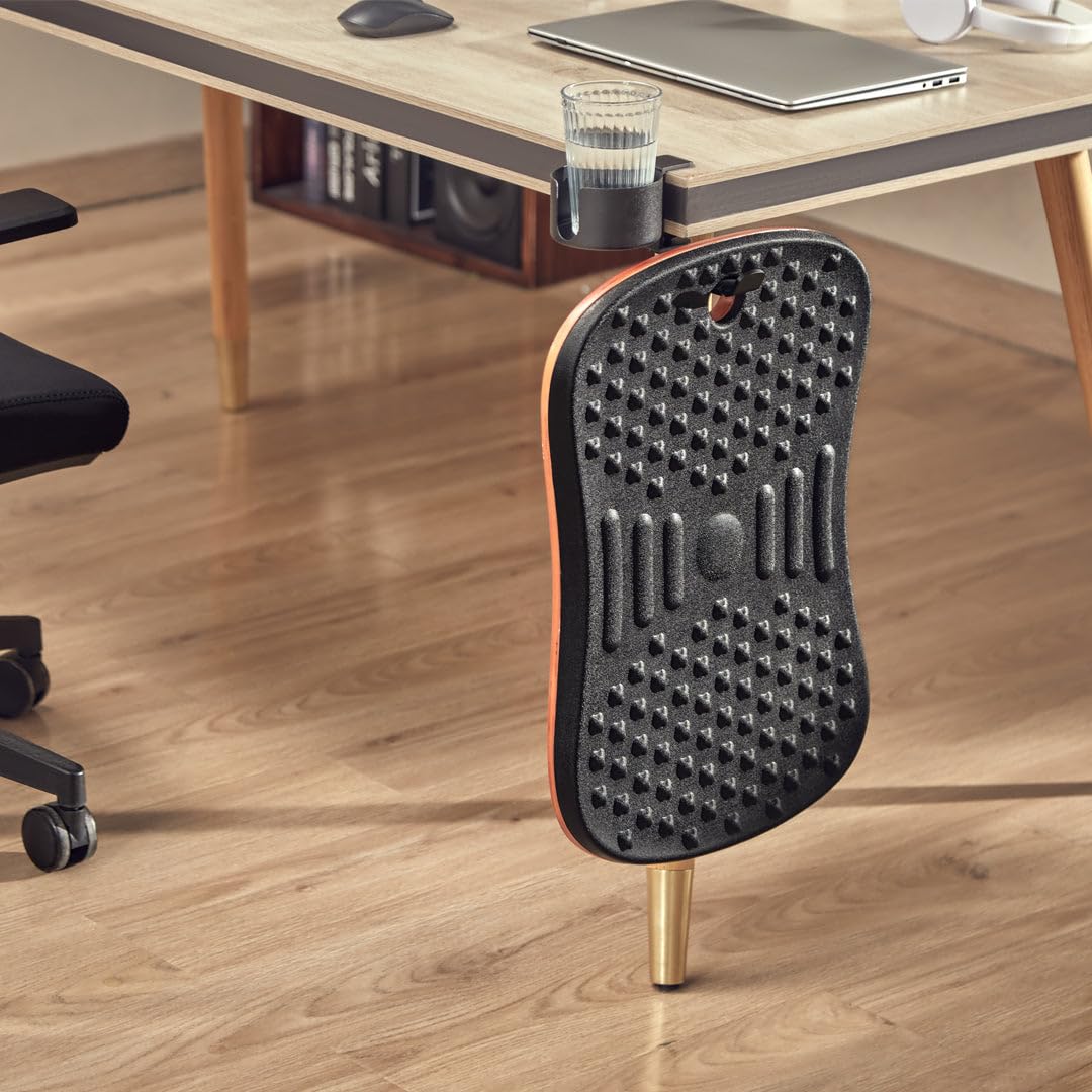 Desky Standing Balance Board for Adults - Wobble Board & Rocker Board for Standing Desk - Improve Posture & Core Strength - Perfect for Home Office, Gym Workouts & Active Sitting