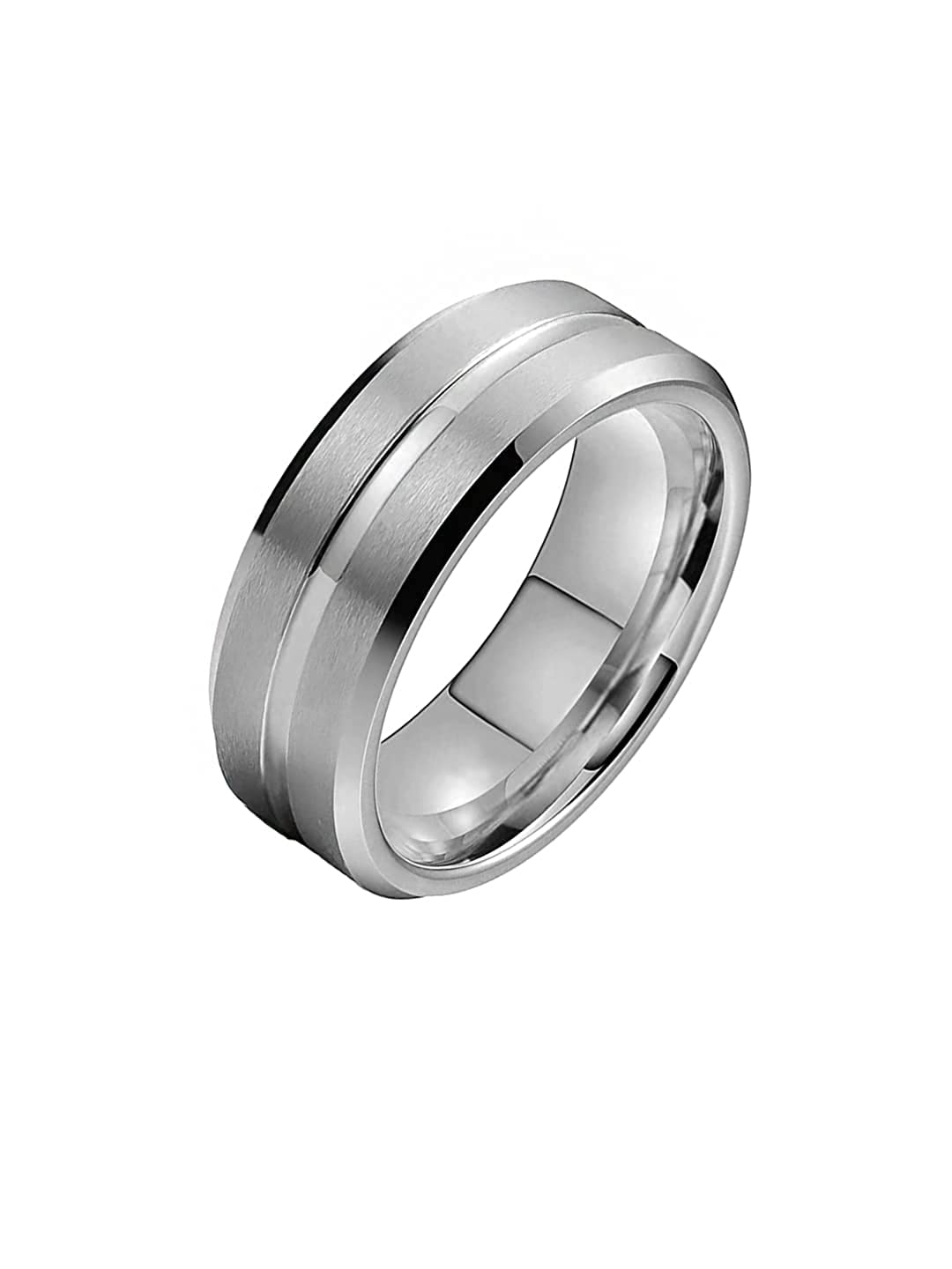Stainless Steel Yellow Chime Rings for Men & Boys - Durable Band Style Jewelry Accessories | Perfect Birthday & Anniversary Gift for Husband, Boyfriend, Son | Great for Casual Wear, Special Occasions & Everyday Fashion