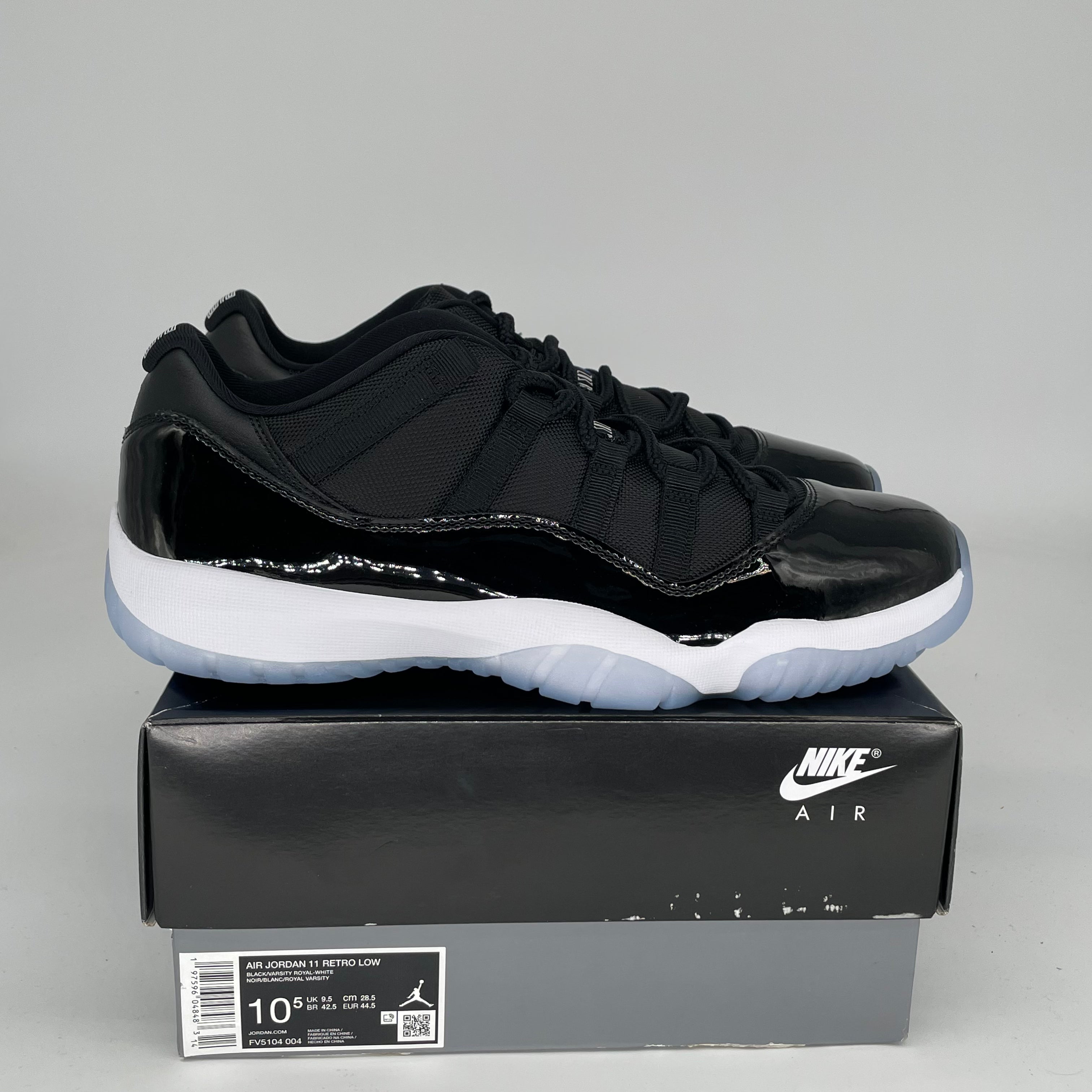 Air Jordan 11 Low Space Jam Men's Basketball Shoes - Size 10.5 (FV5104-004) | Retro Sneakers for Casual Wear & Court Performance