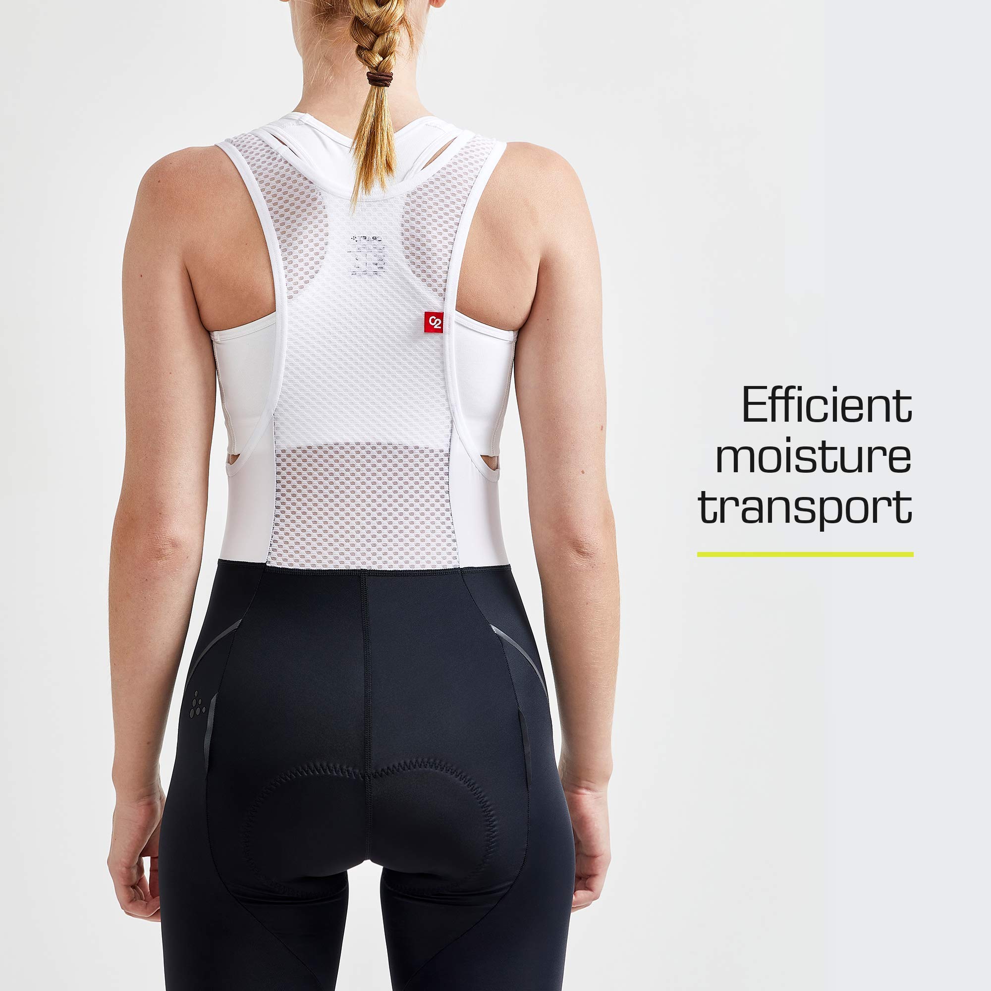 Craft Sportswear Women's ADV Endurance Lumen Bib Shorts - High-Performance Cycling Shorts for Women with Reflective Details | Perfect for Long-Distance Rides, Road Biking & Training Sessions