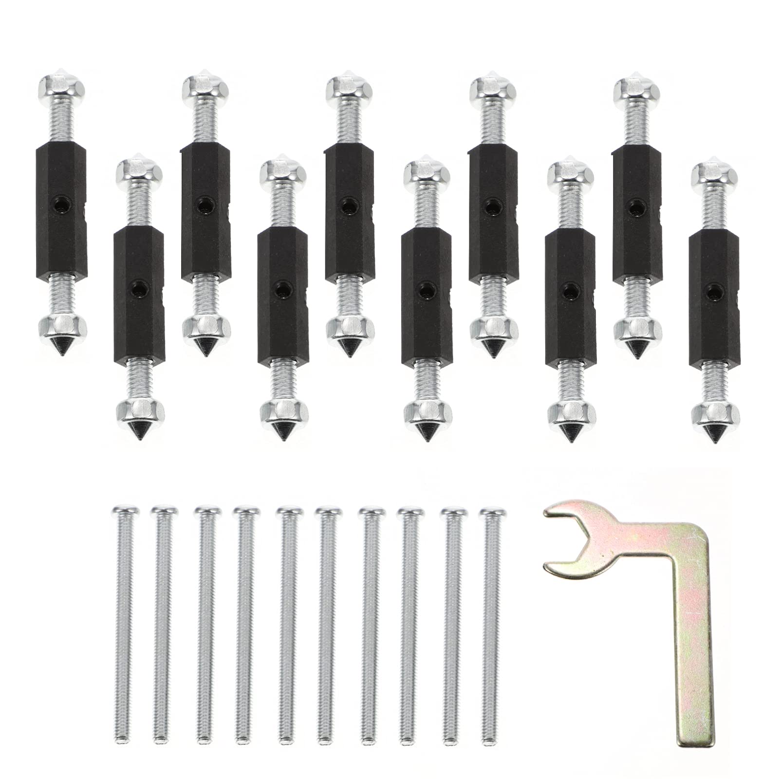 DOITOOL 10-Piece Outdoor Electrical Box Repair Kit - Wall Plate Junction Box Restorer, Switch & Socket Adjustable Wrench, Hotfix Tools for Electricians & DIY Home Improvement (Ideal for Outdoor Wiring, Electrical Maintenance & Socket Replacement)