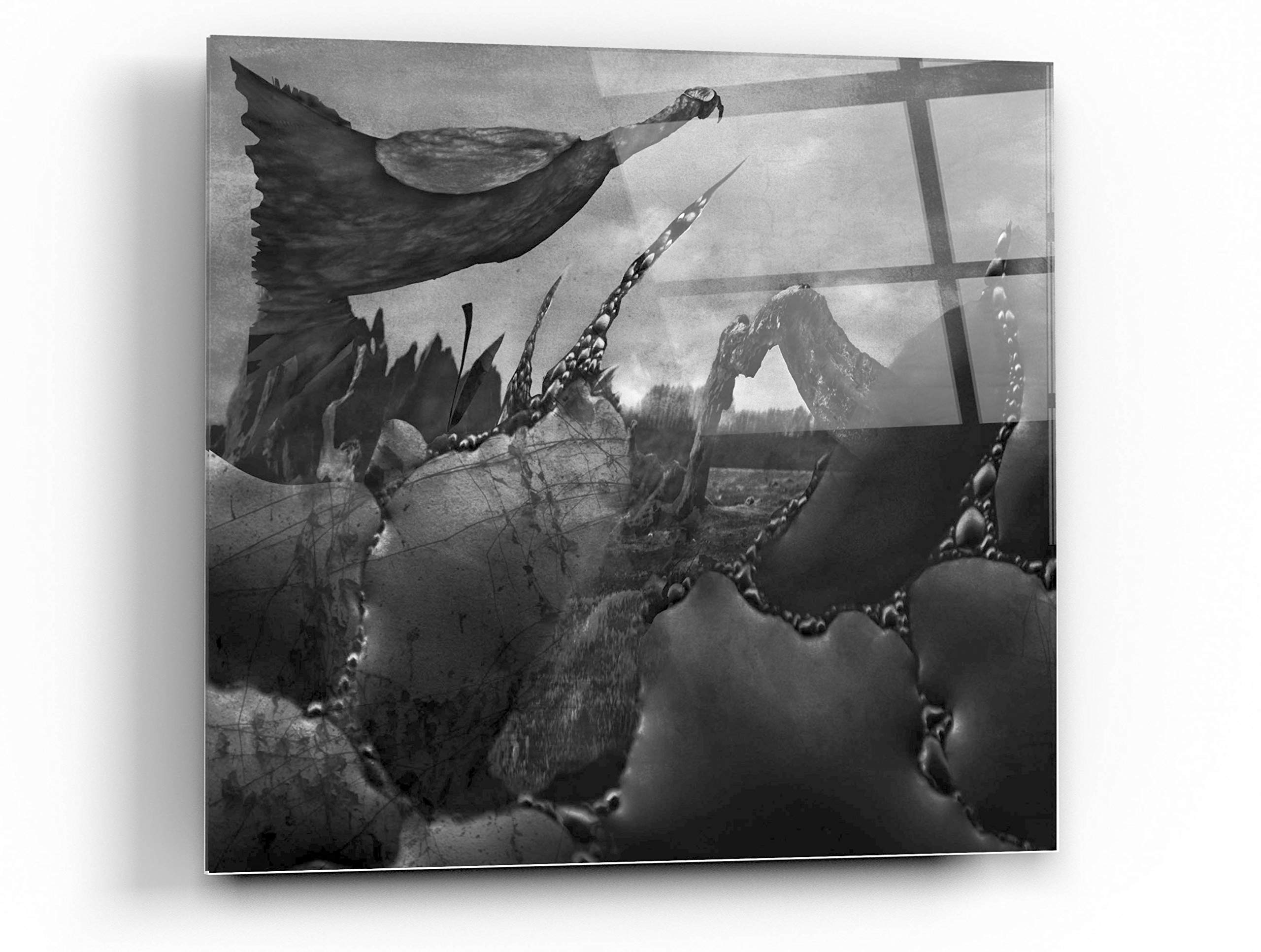 Epic Art 'Hovel' by Dariusz Klimczak - 24x24 Inch Modern Acrylic Glass Wall Decor - Perfect for Living Room, Bedroom & Office Wall Art