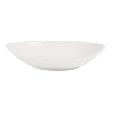 Villeroy & Boch Artesano 12.25 x 9.5 Inch White Hexagon Flat Plate - Set of 4, Modern Dinnerware for Fine Dining, Buffets, and Elegant Table Settings